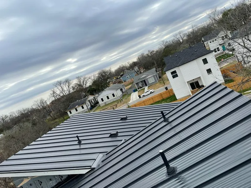 Standing seam metal roof panels with vents for Skylight Repair in Fallon